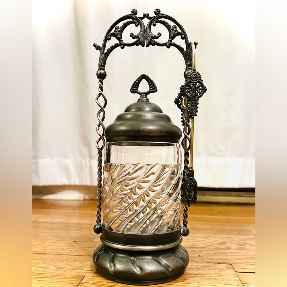 Antique Victorian Era Pairpoint Pickle Castor